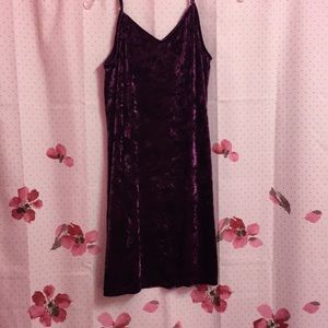 Velvet dress NWOT